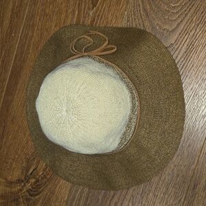 FOUR BUTTONS KNIT floppy hat... #6030